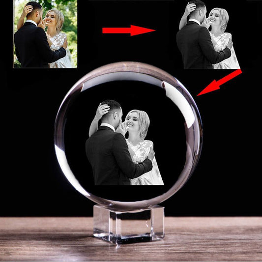 Birthday commemorative gift DIY music crystal ball