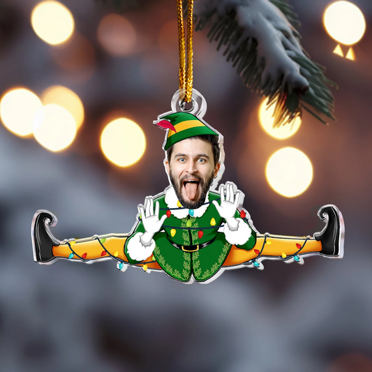 Snowflakes Custom Photo Family, Friends - Personalized Acrylic Photo Ornament